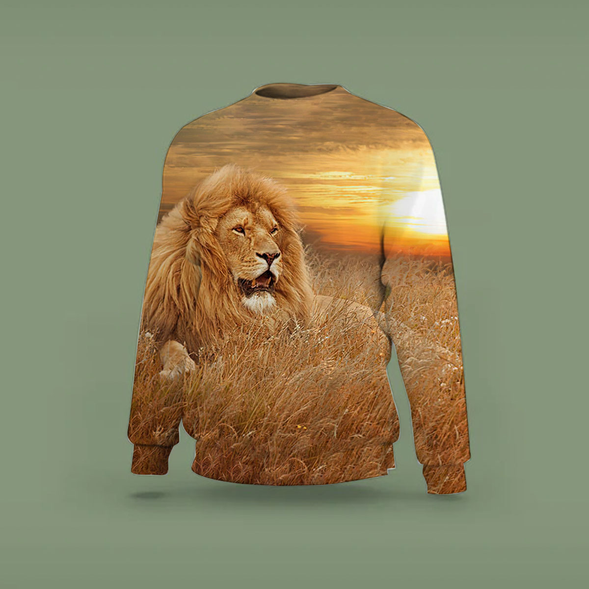 Sunset Lion Sweatshirt