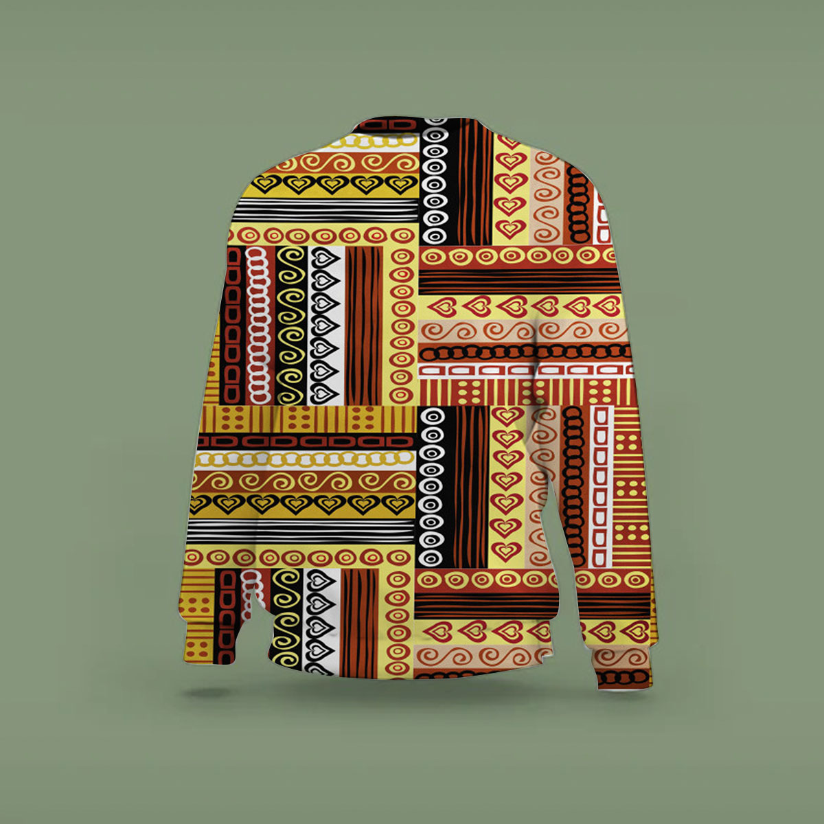 Traditional African Oriental Motifs Sweatshirt