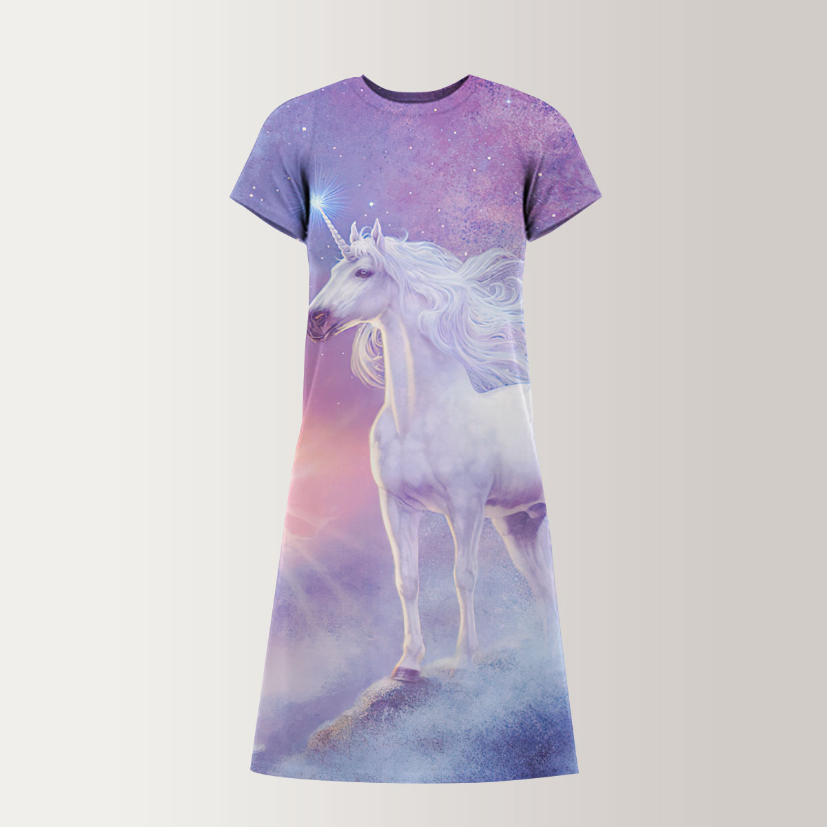 Astral Unicorn T-Shirt Dress