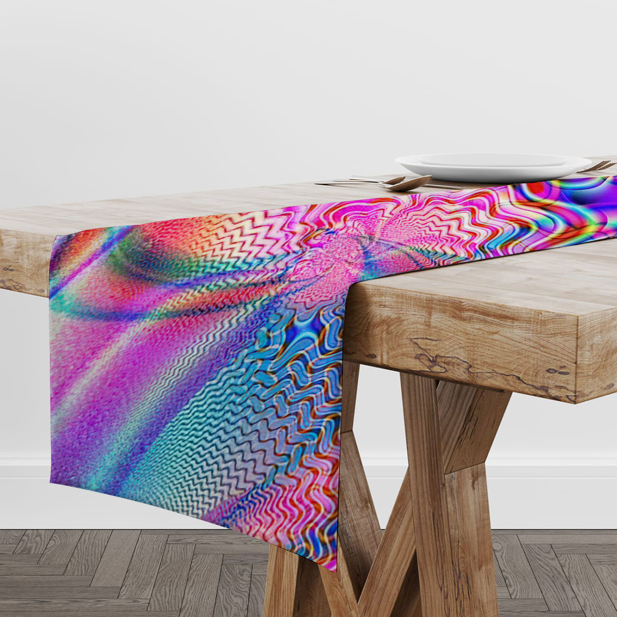 Psychedelia Hippie Table Runner
