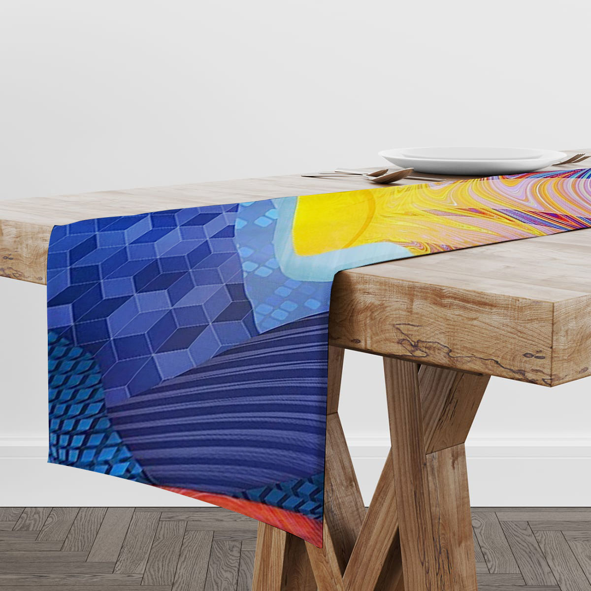 Psychedelic Sunrise Table Runner