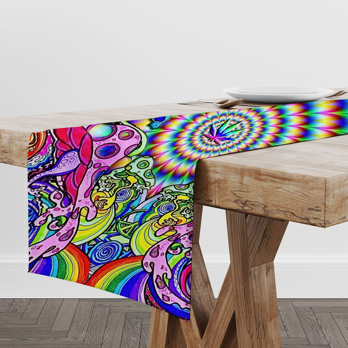 Psychedelic Table Runner
