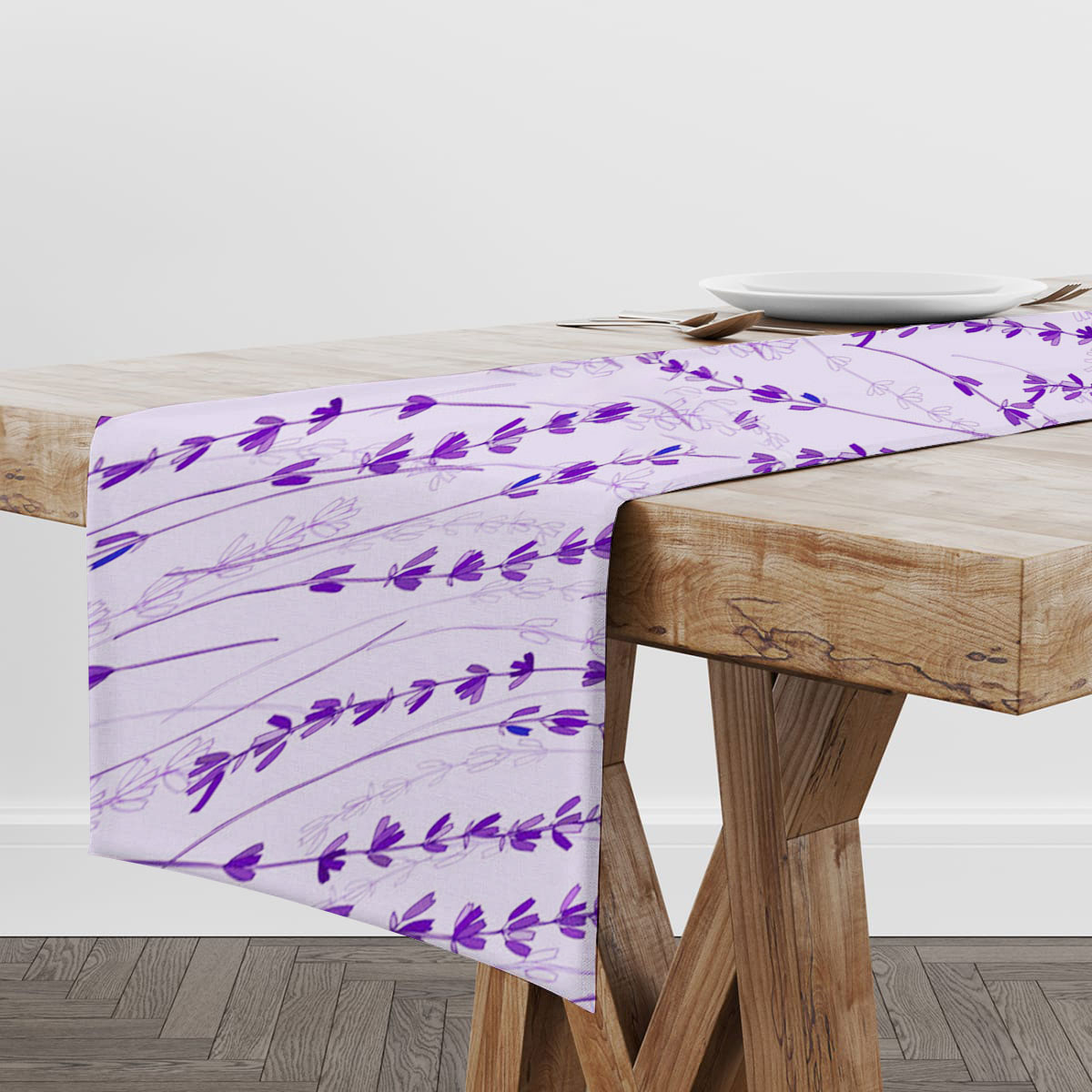 Purple Lavender 1 Table Runner
