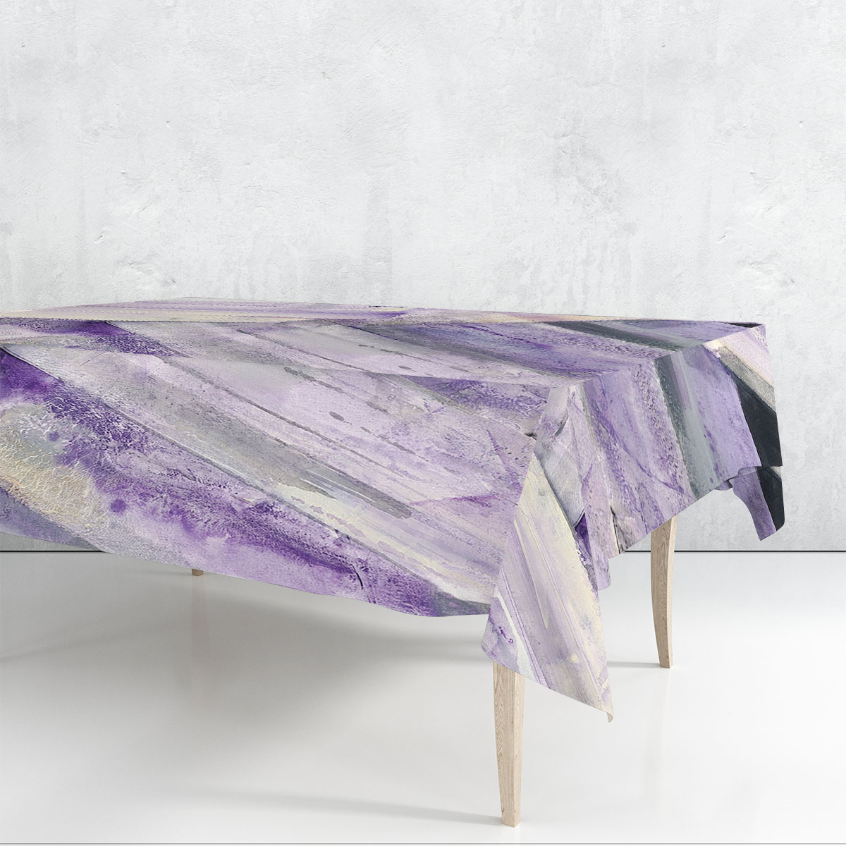 Purple Glacier Rectangle Tablecloth