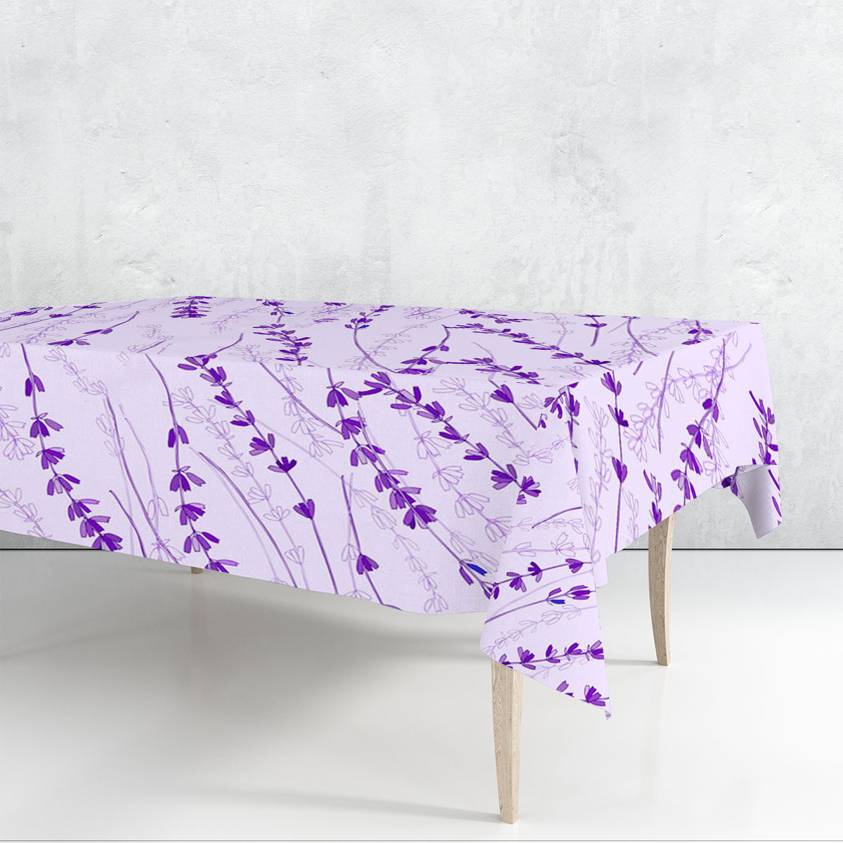 Purple Lavender 1 Rectangle Tablecloth