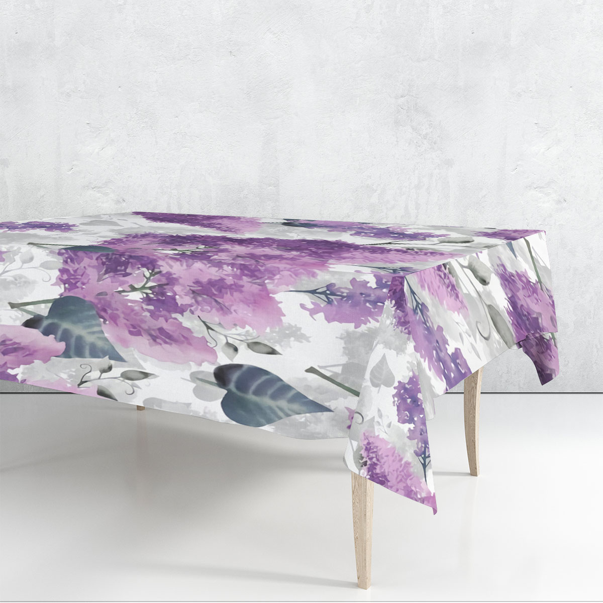 Purple Lilac Rectangle Tablecloth