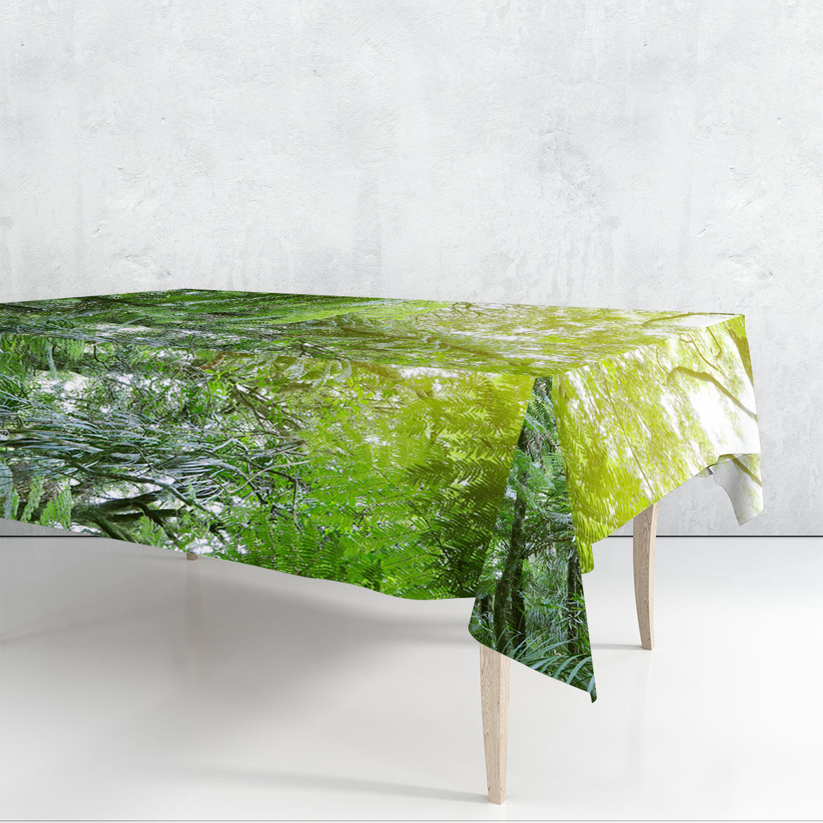 Tree ferns in jungle Rectangle Tablecloth