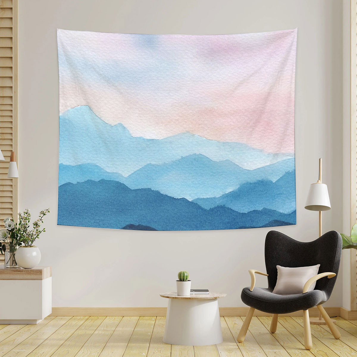 Abstract Mountain Tapestry