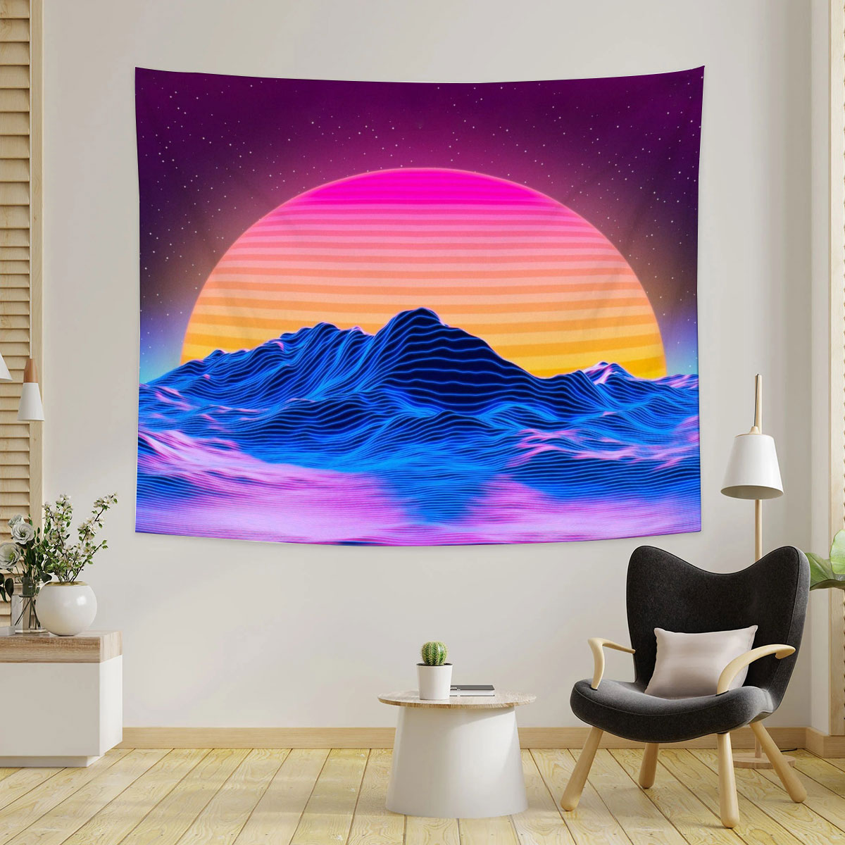 Aesthetic Sunset Tapestry