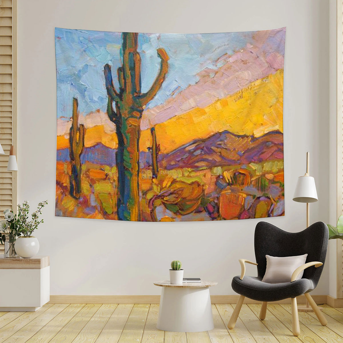 Arizona Saguaros Desert Tapestry
