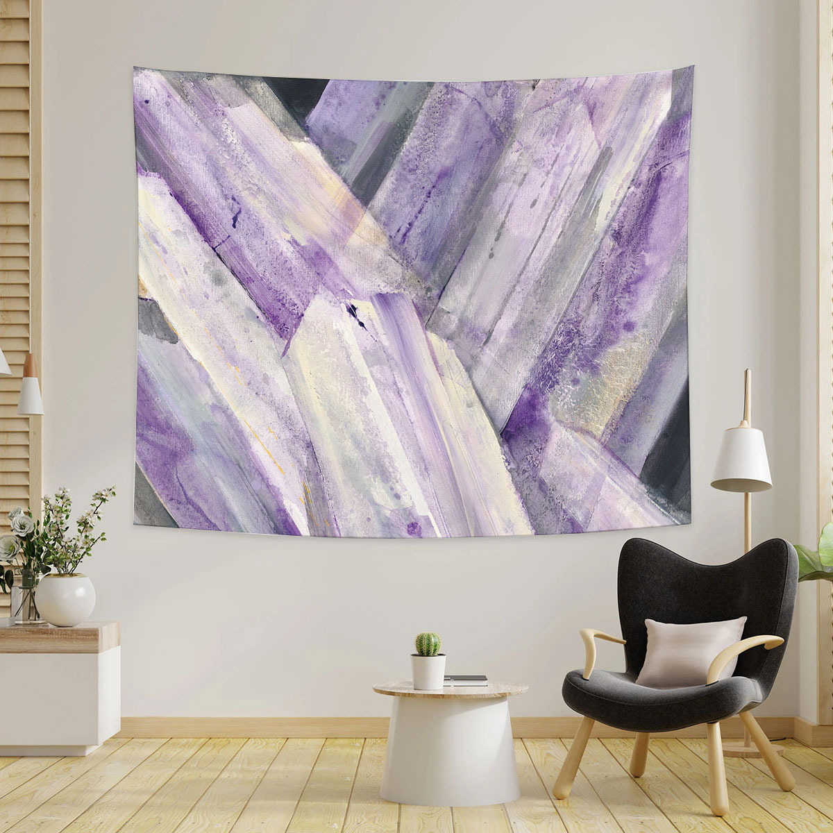 Purple Glacier Tapestry