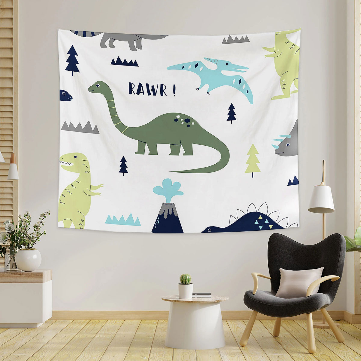 Sweet Dinosaur Tapestry