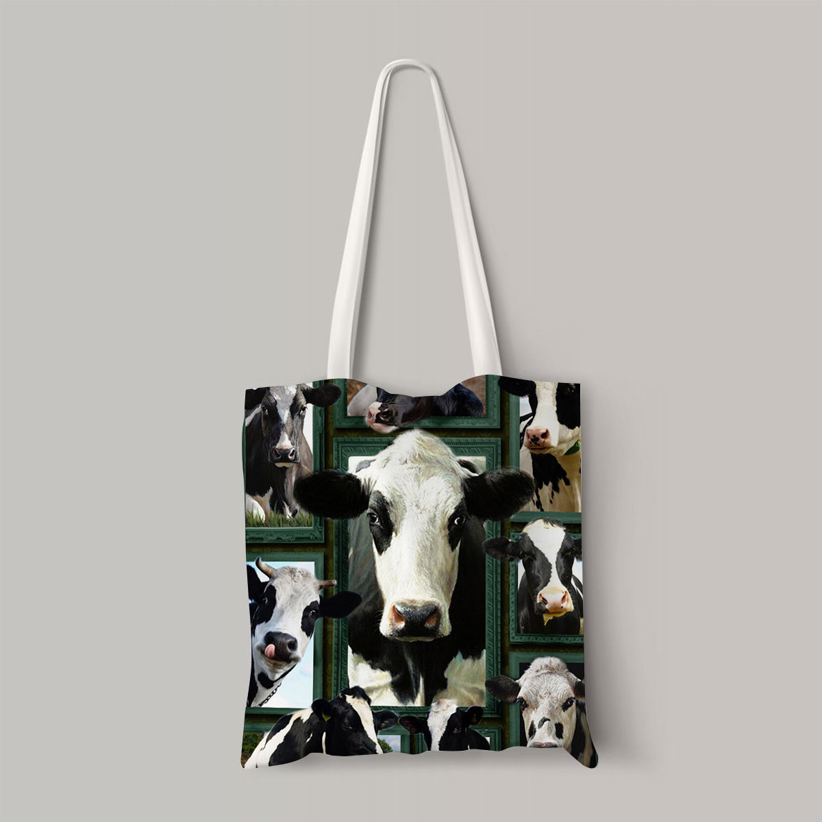 Black And White Cow Totebag