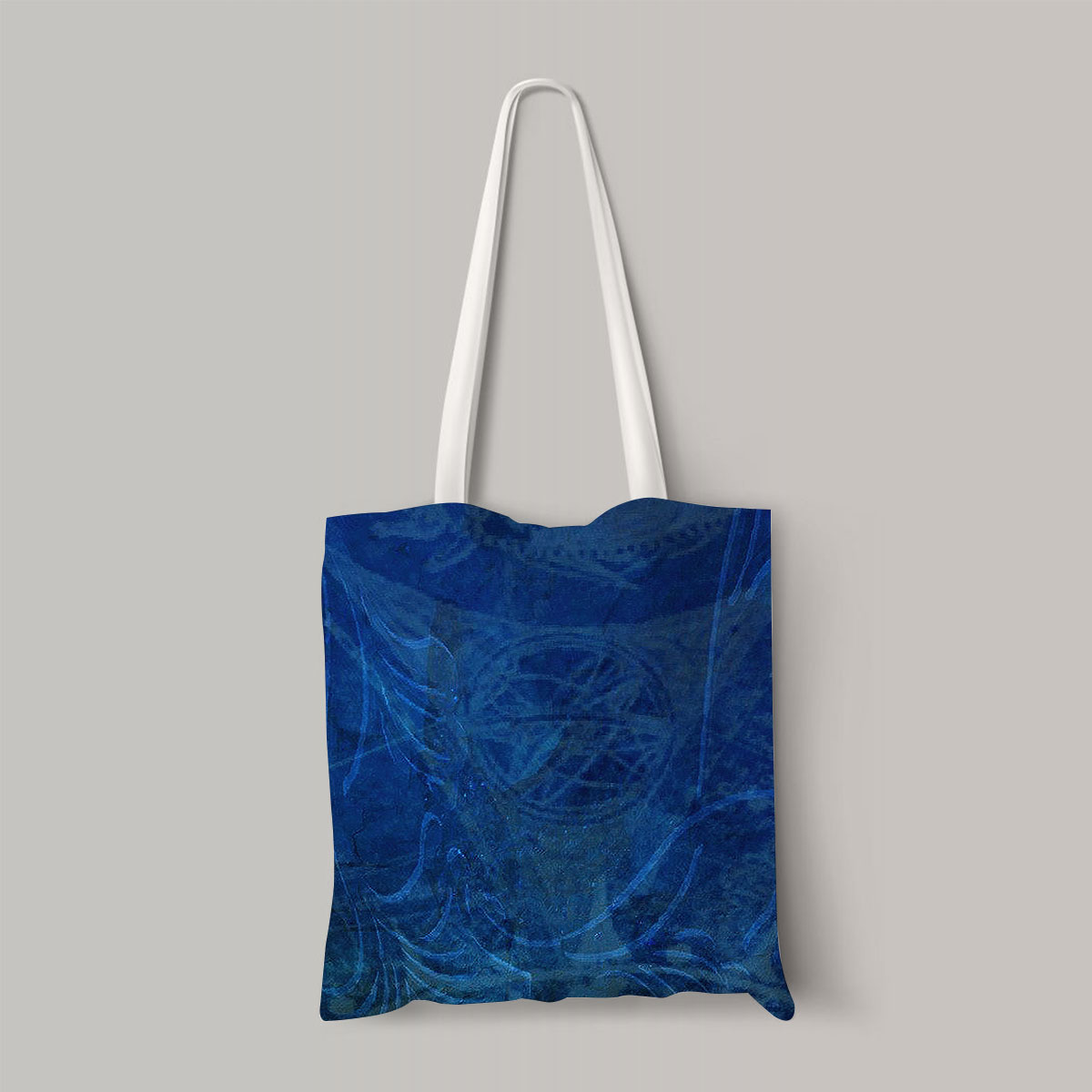 Blue Butterfly pillow Totebag