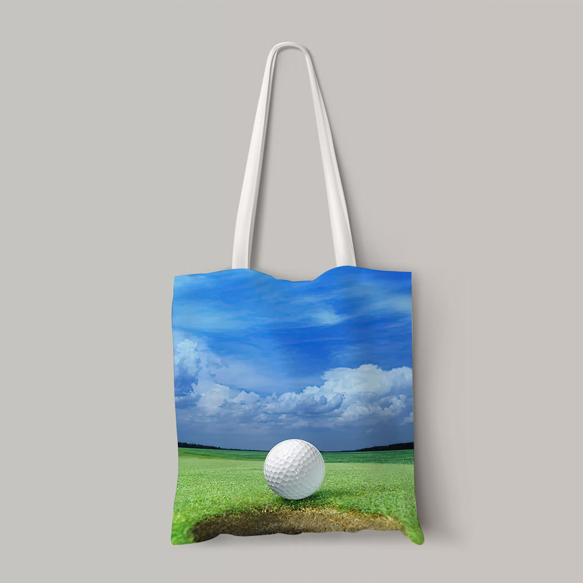 Blue Sky and Golf Totebag