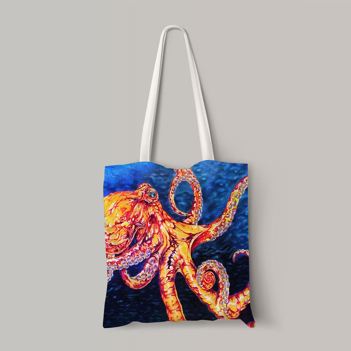 Psychedelic Octopus Totebag
