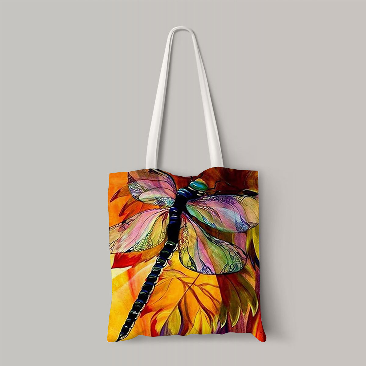 The Sunset Dragonfly Totebag