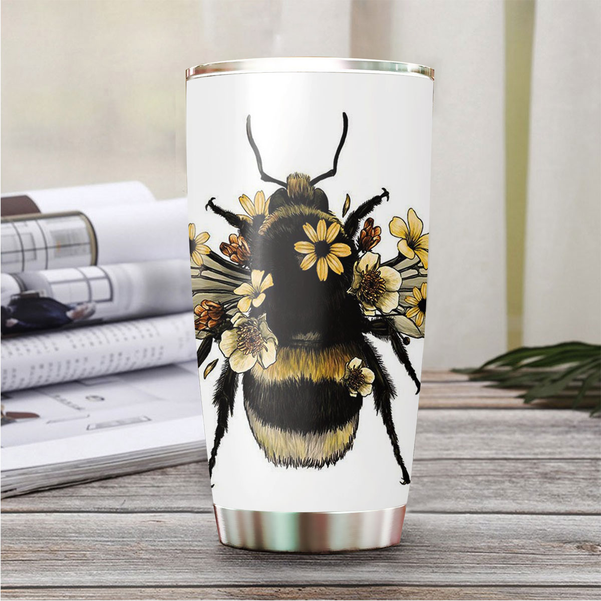 Beautiful Bee Tumbler