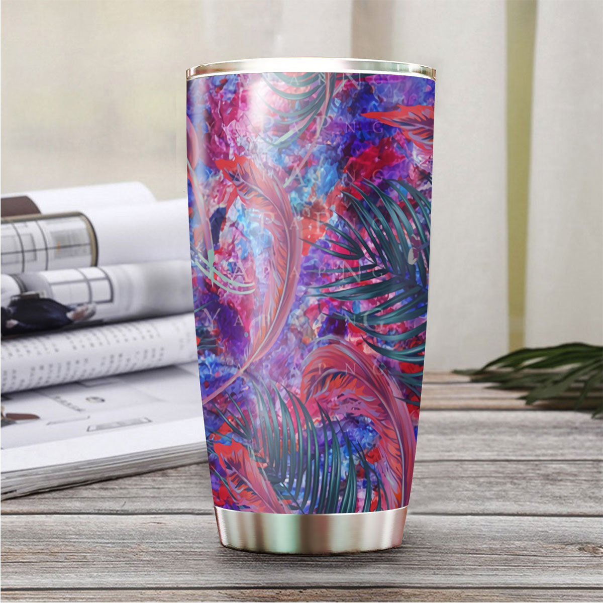 Psychedelic Orchid Tumbler
