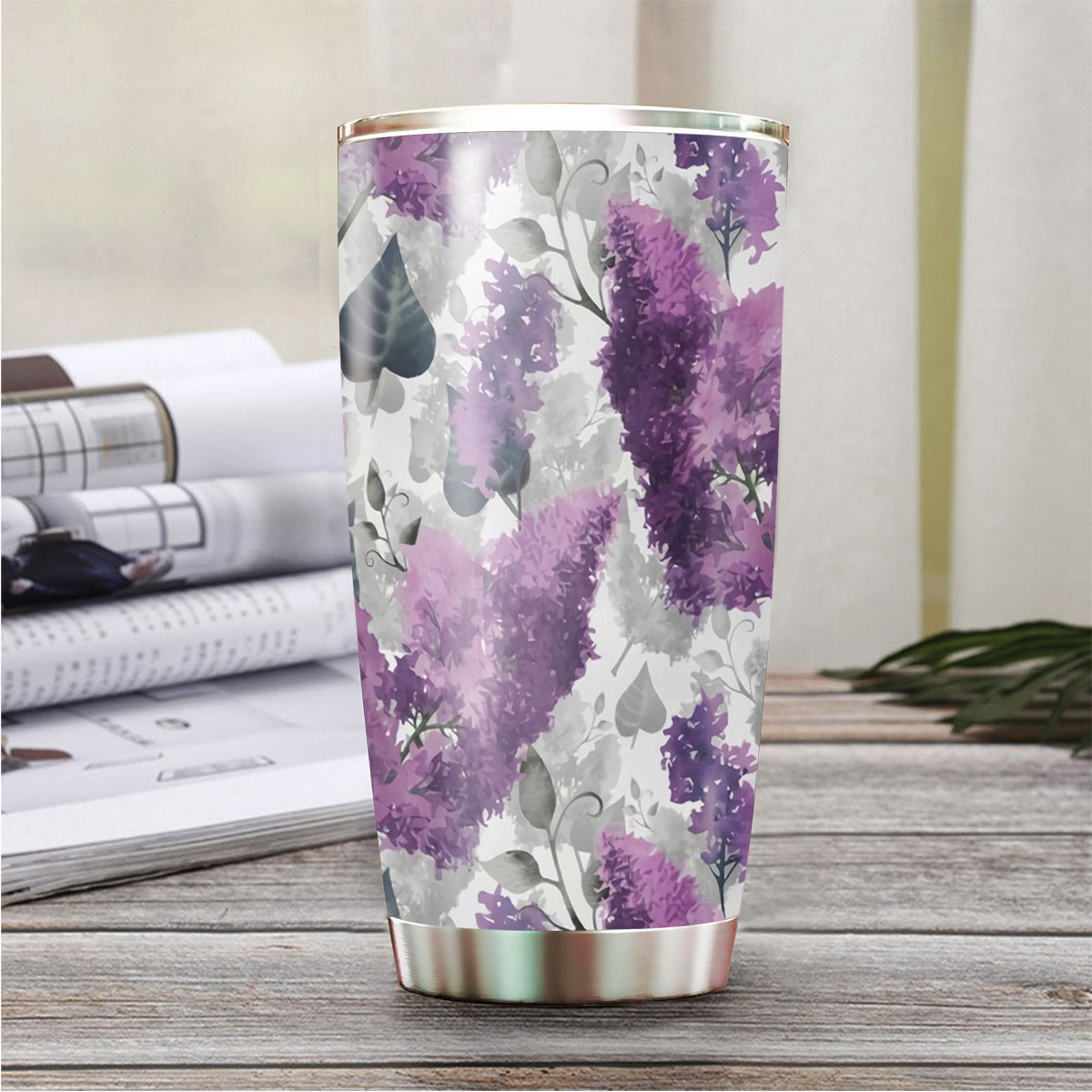 Purple Lilac Tumbler