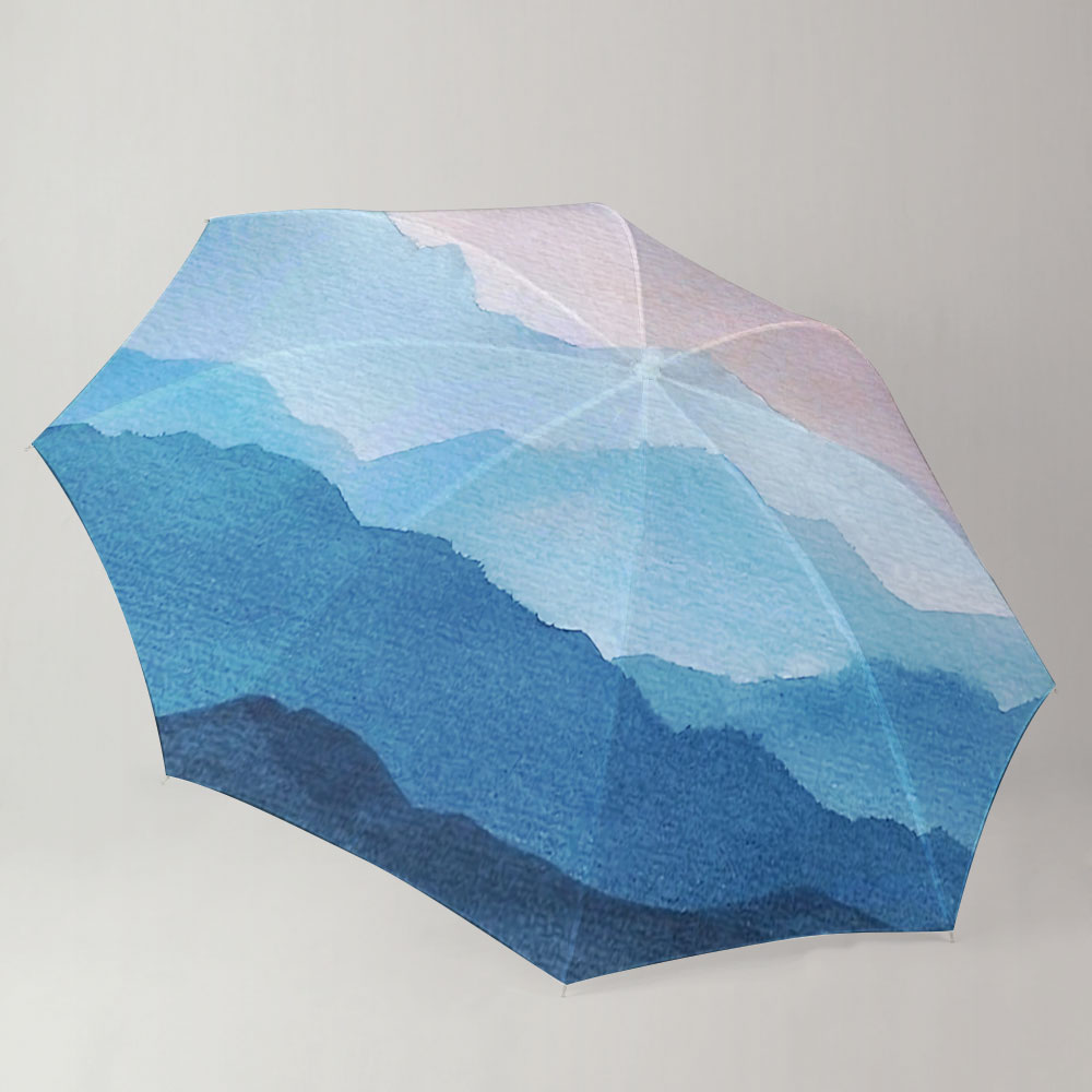 Abstract Mountain Umbrella