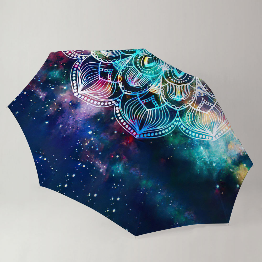 Abstract Psychedelic Mandala Umbrella