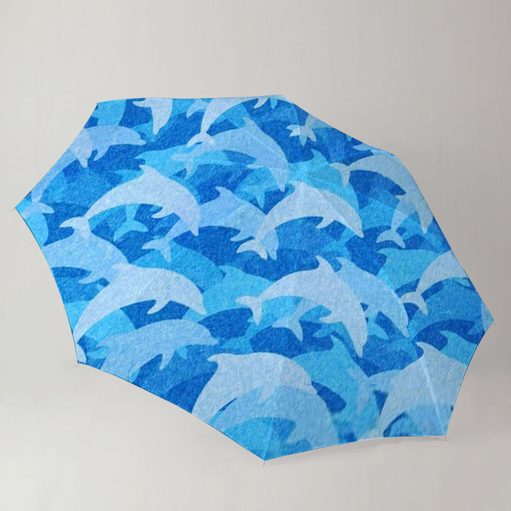 Blue Dolphin Umbrella