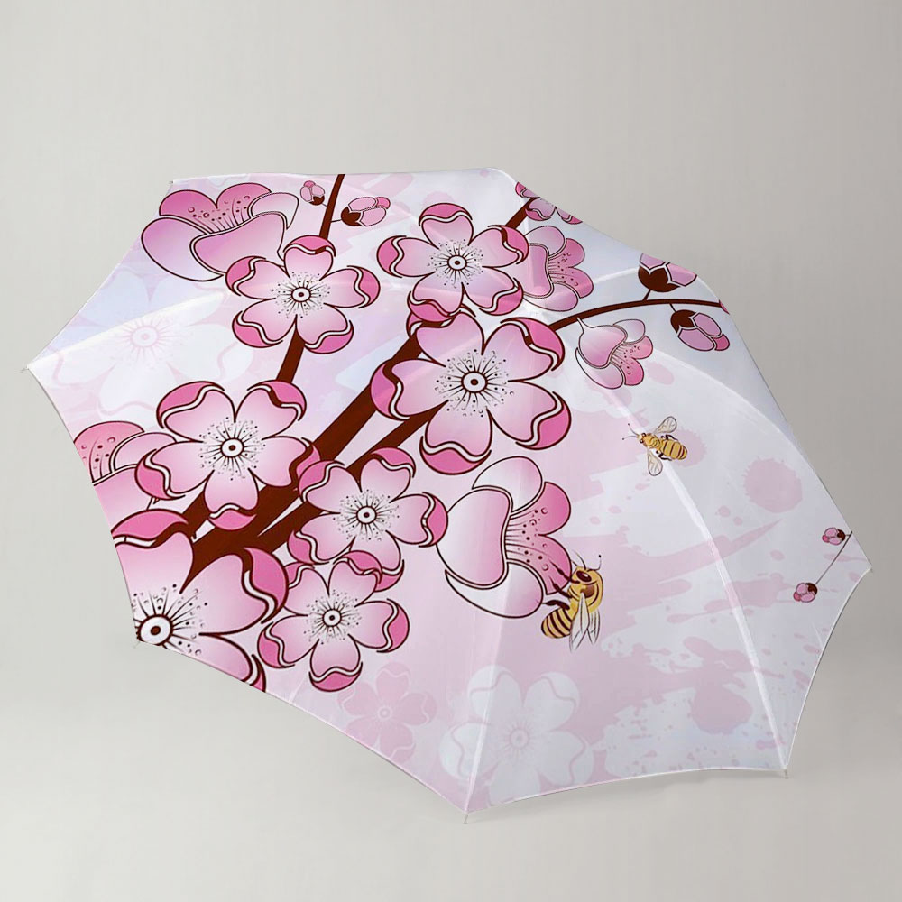Pretty Cherry Blossom Umbrella