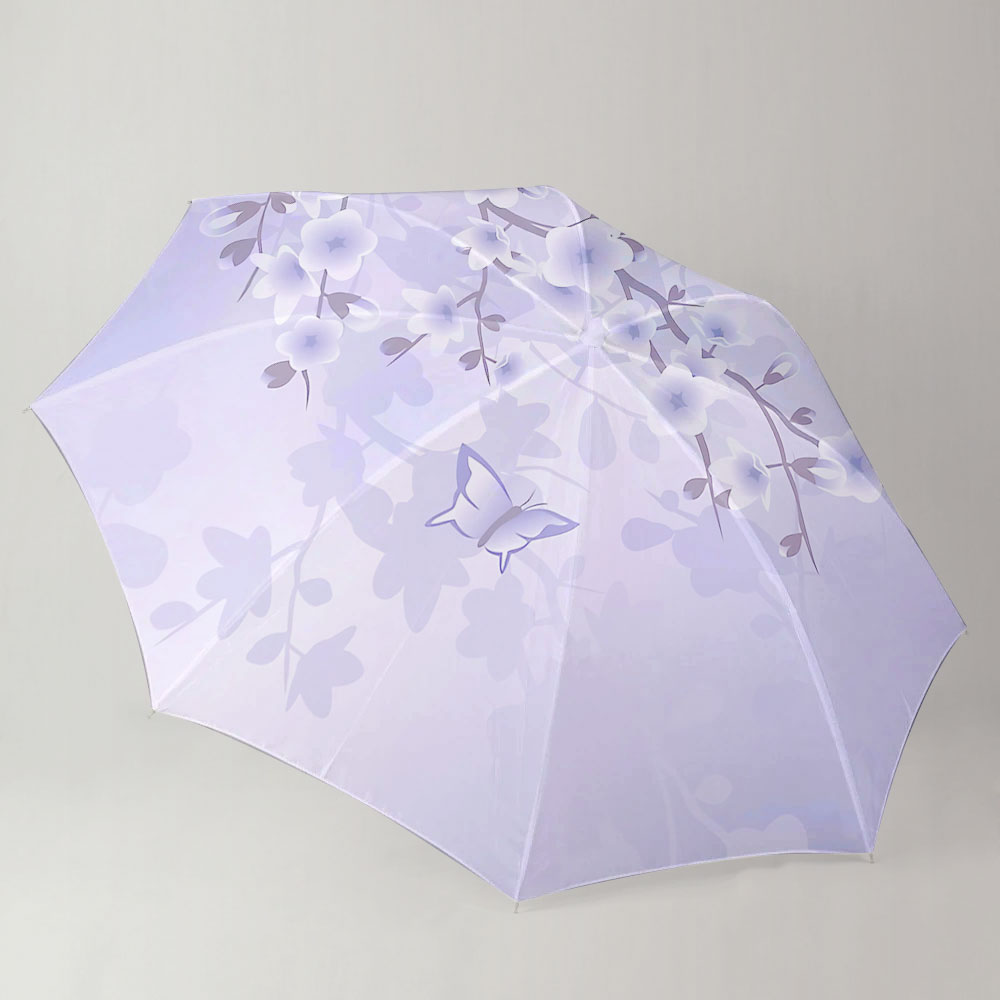 Purple Cherry Blossom Umbrella