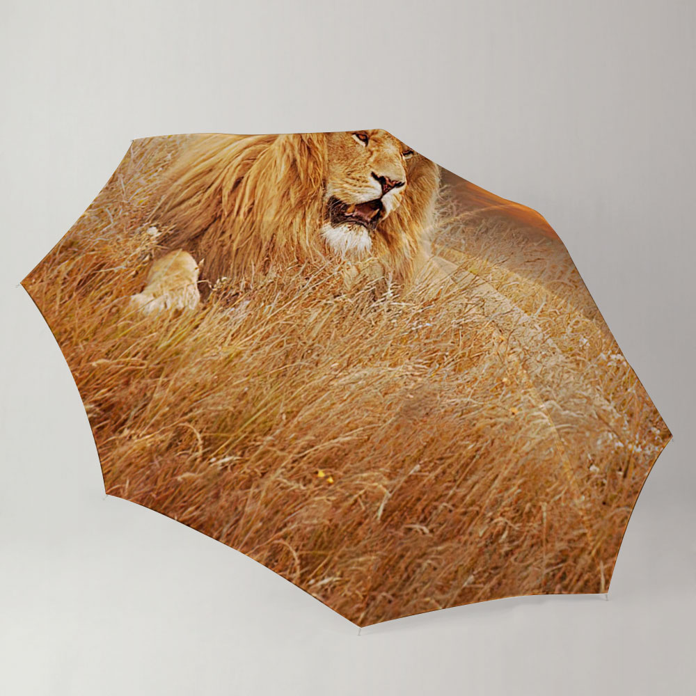 Sunset Lion Umbrella