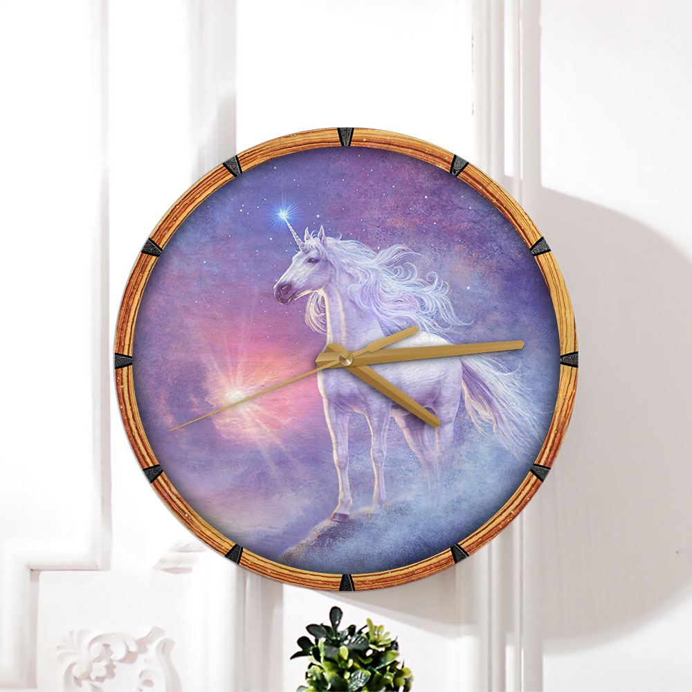 Astral Unicorn Wall Clock