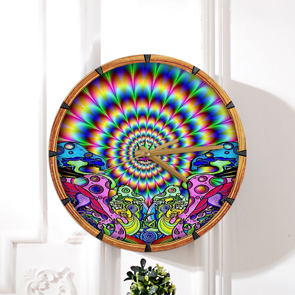 Psychedelic Wall Clock