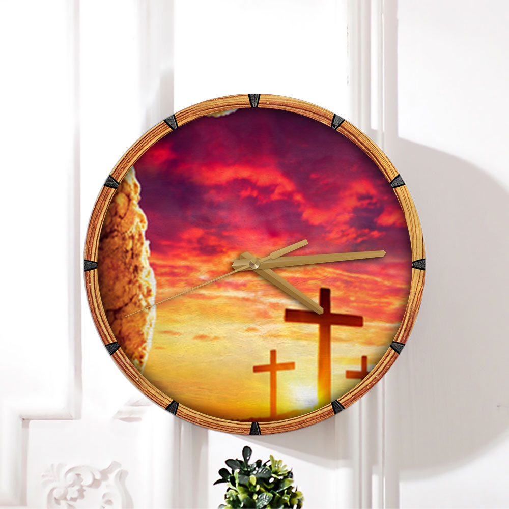Resurrection Of Jesus Christ Wall Clock
