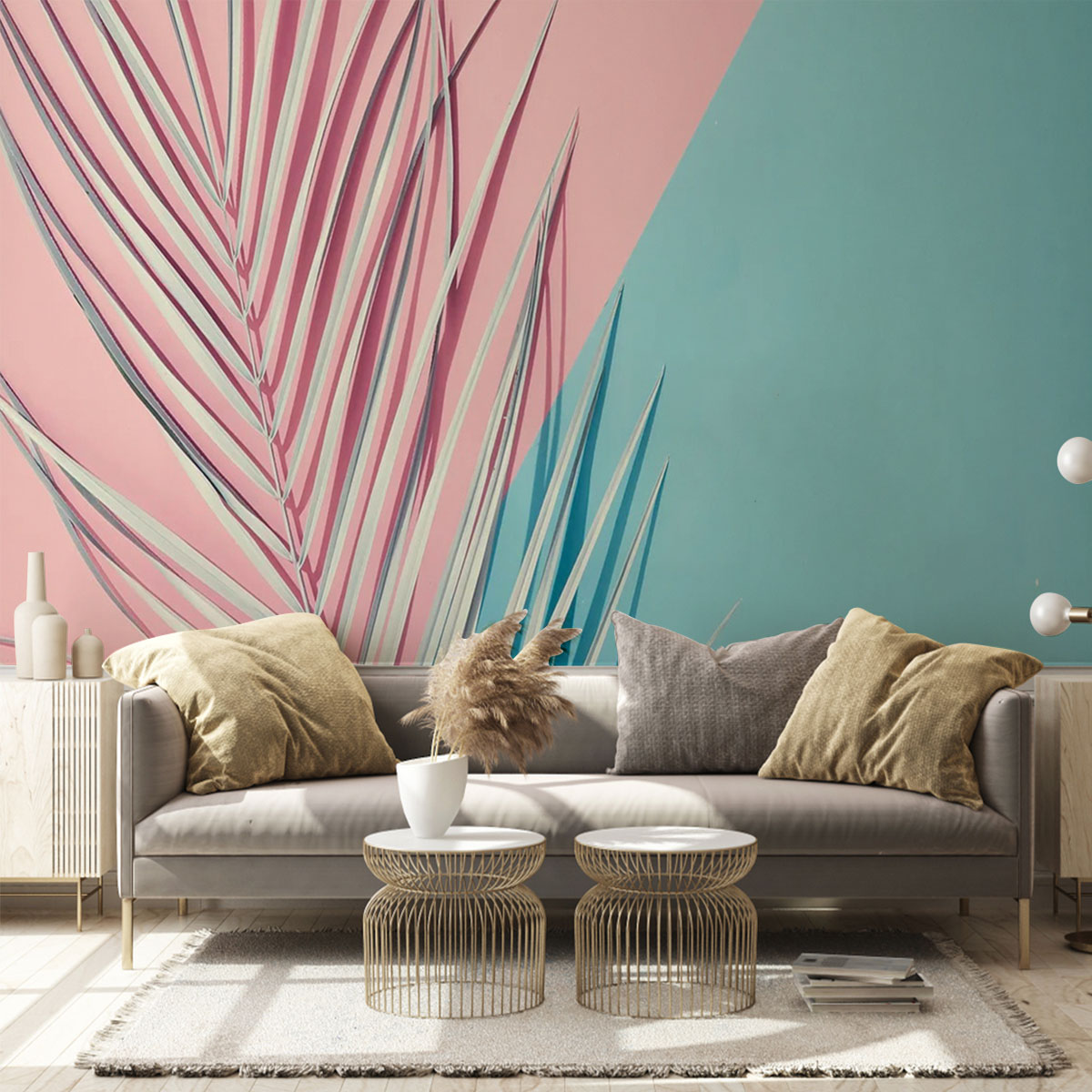 Abstract Flower Wall Mural