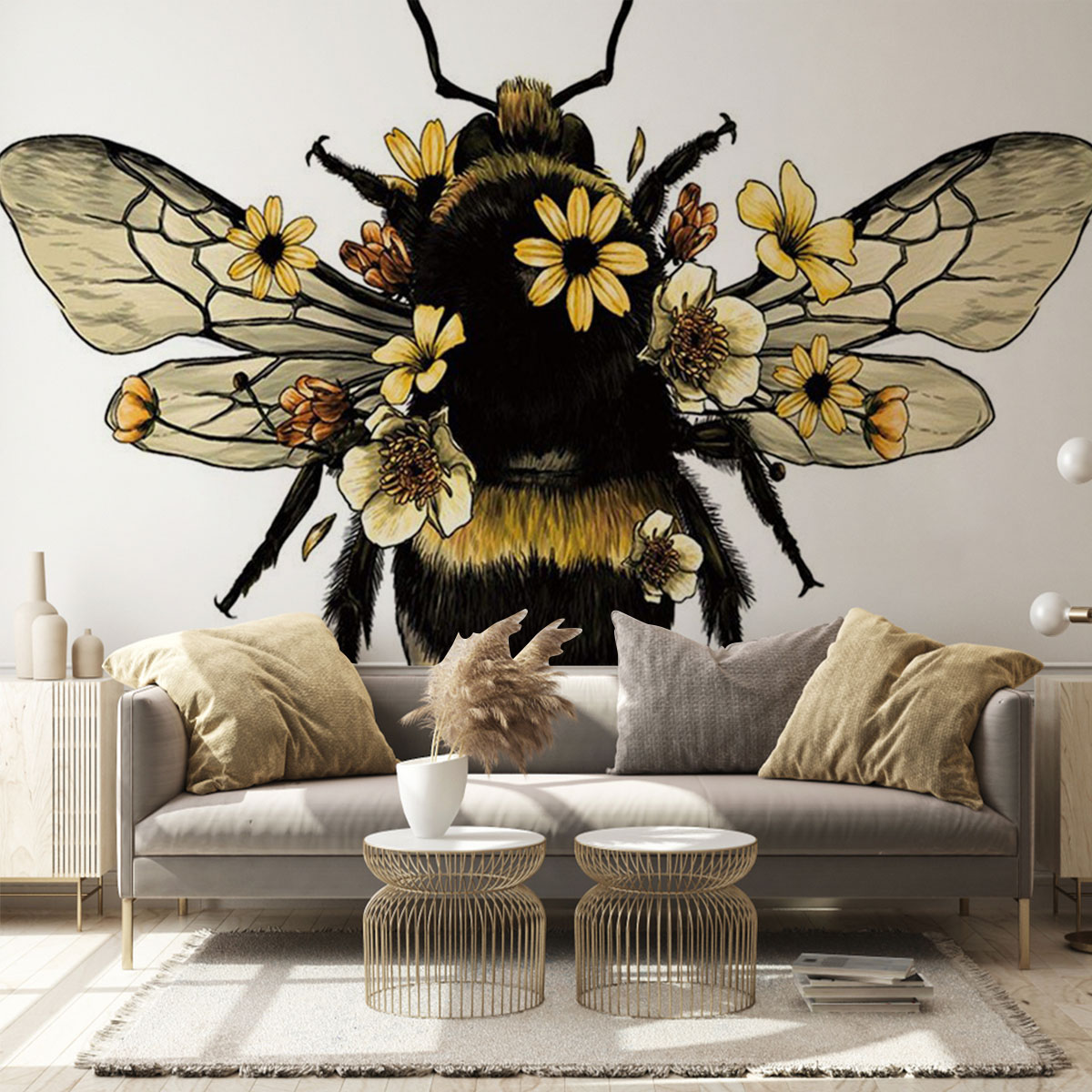 Beautiful Bee Wall Mural