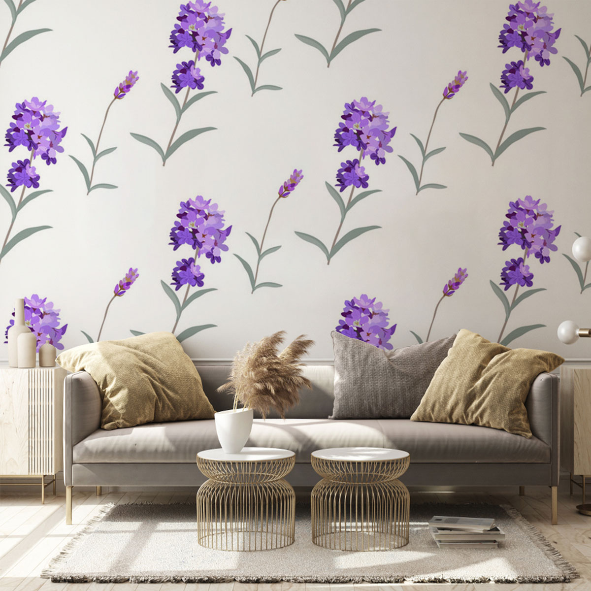 Beautiful Lavender Wall Mural