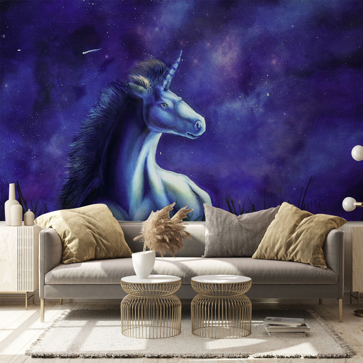 Beautiful Unicorns Wall Mural