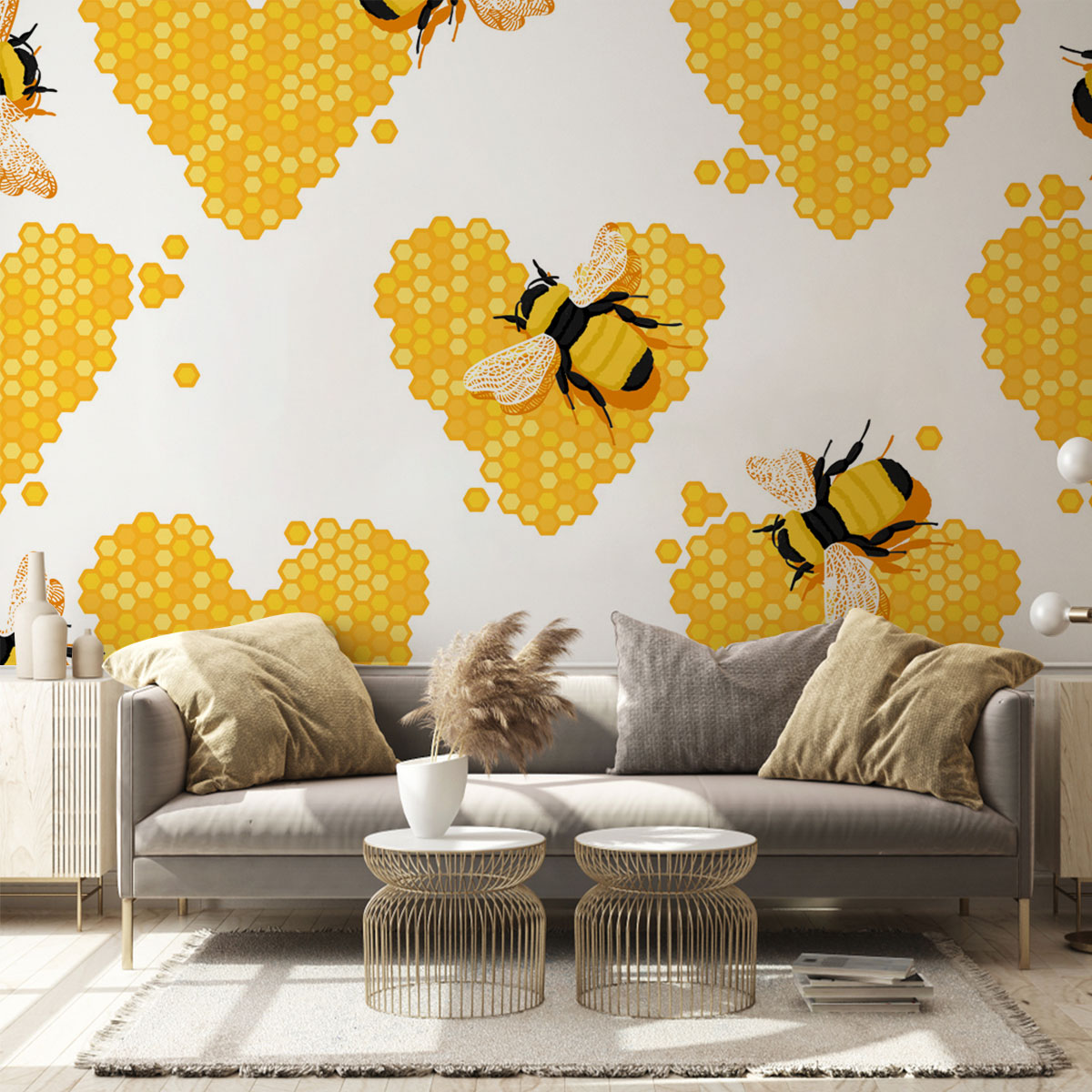Bee Love Wall Mural