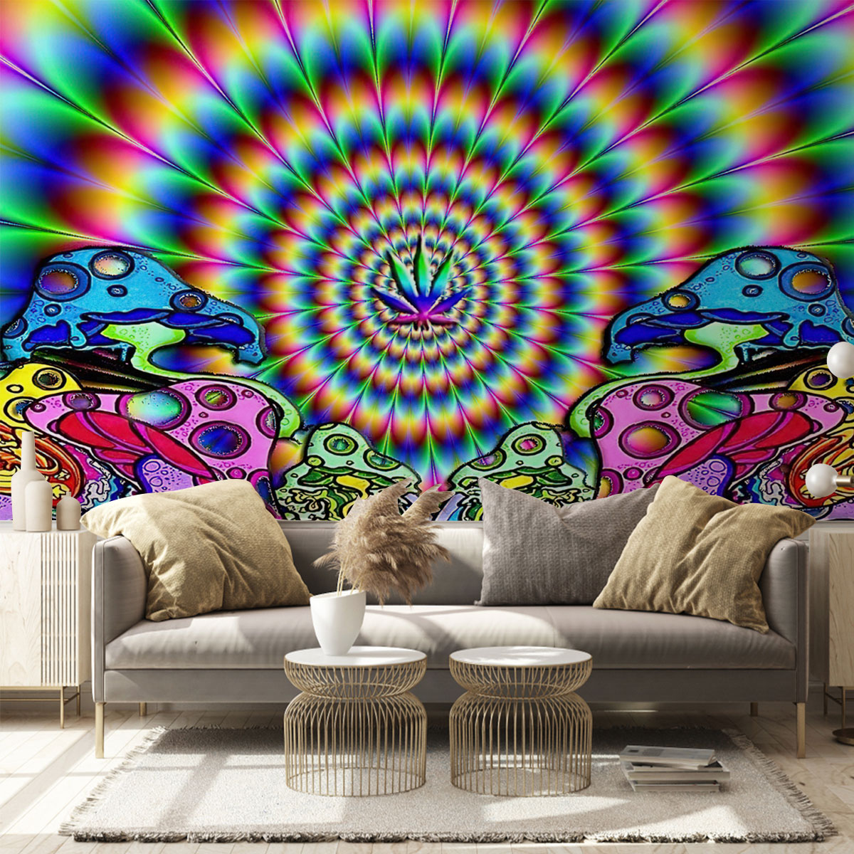 Psychedelic Wall Mural