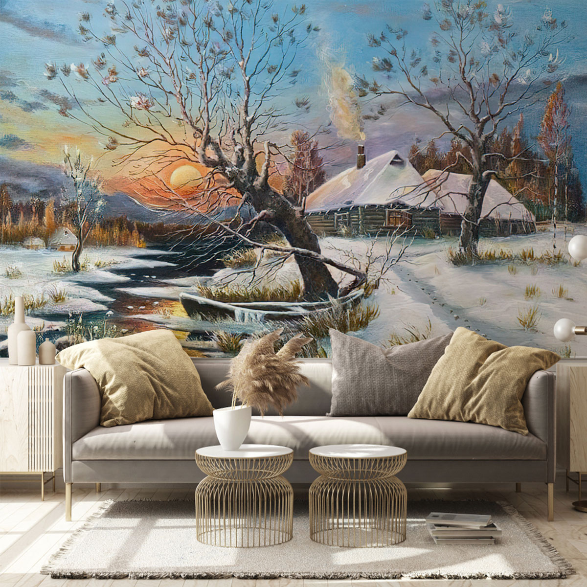 Traditional Homes Wall Mural