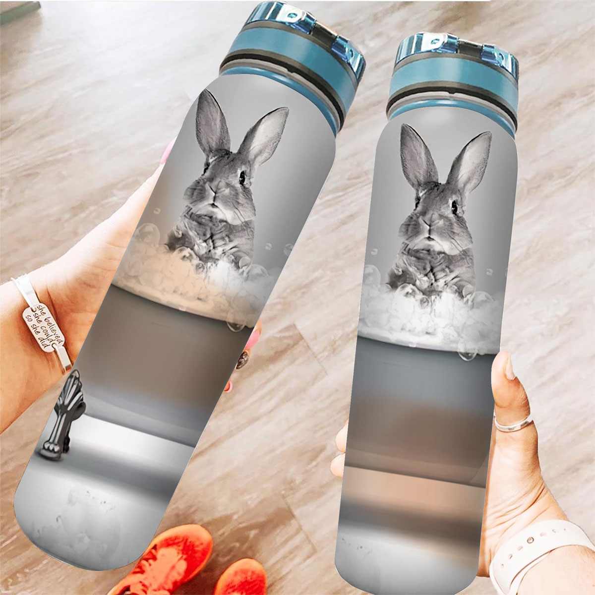 Bathtub Rabbit Tracker Bottle