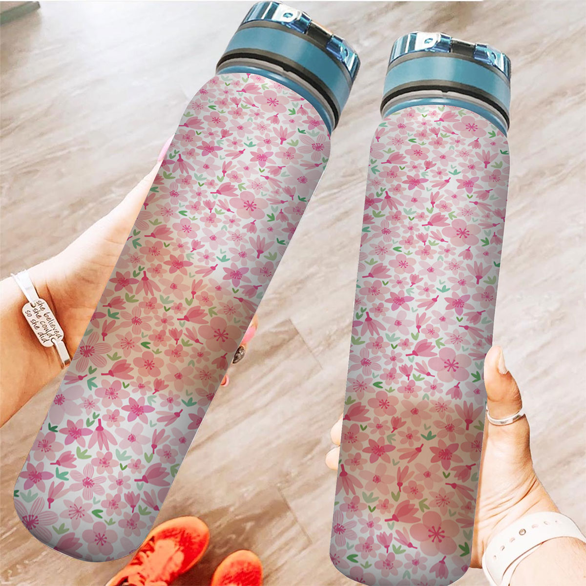 Beautiful Cherry Blossom Tracker Bottle
