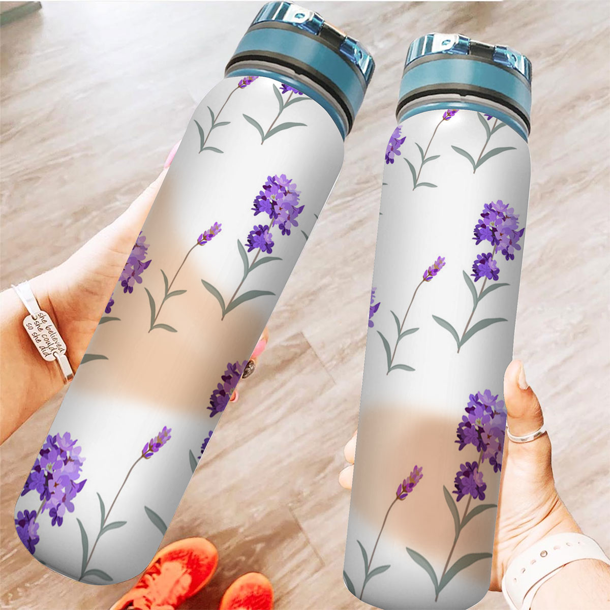 Beautiful Lavender Tracker Bottle