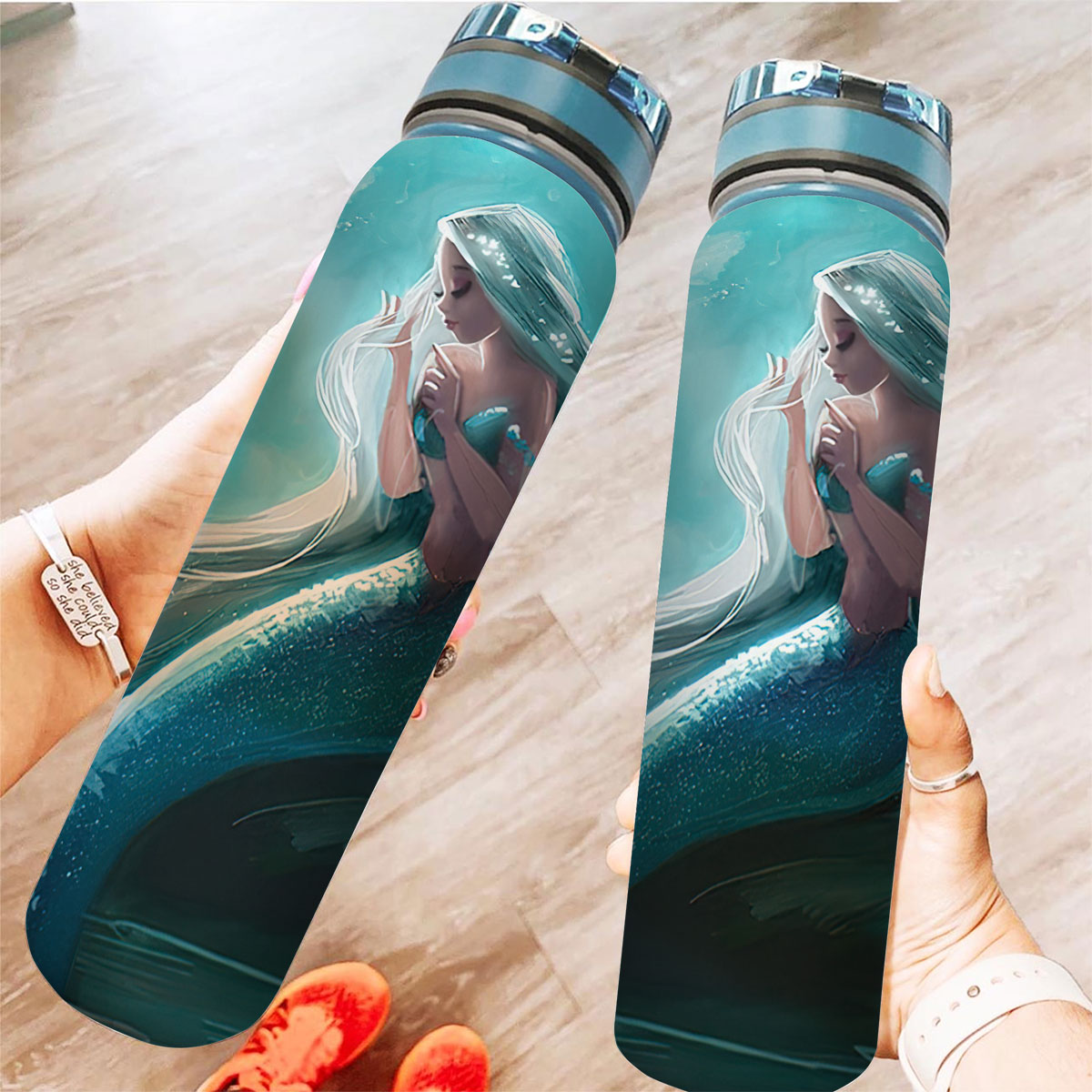 Beautiful Mermaid Tracker Bottle