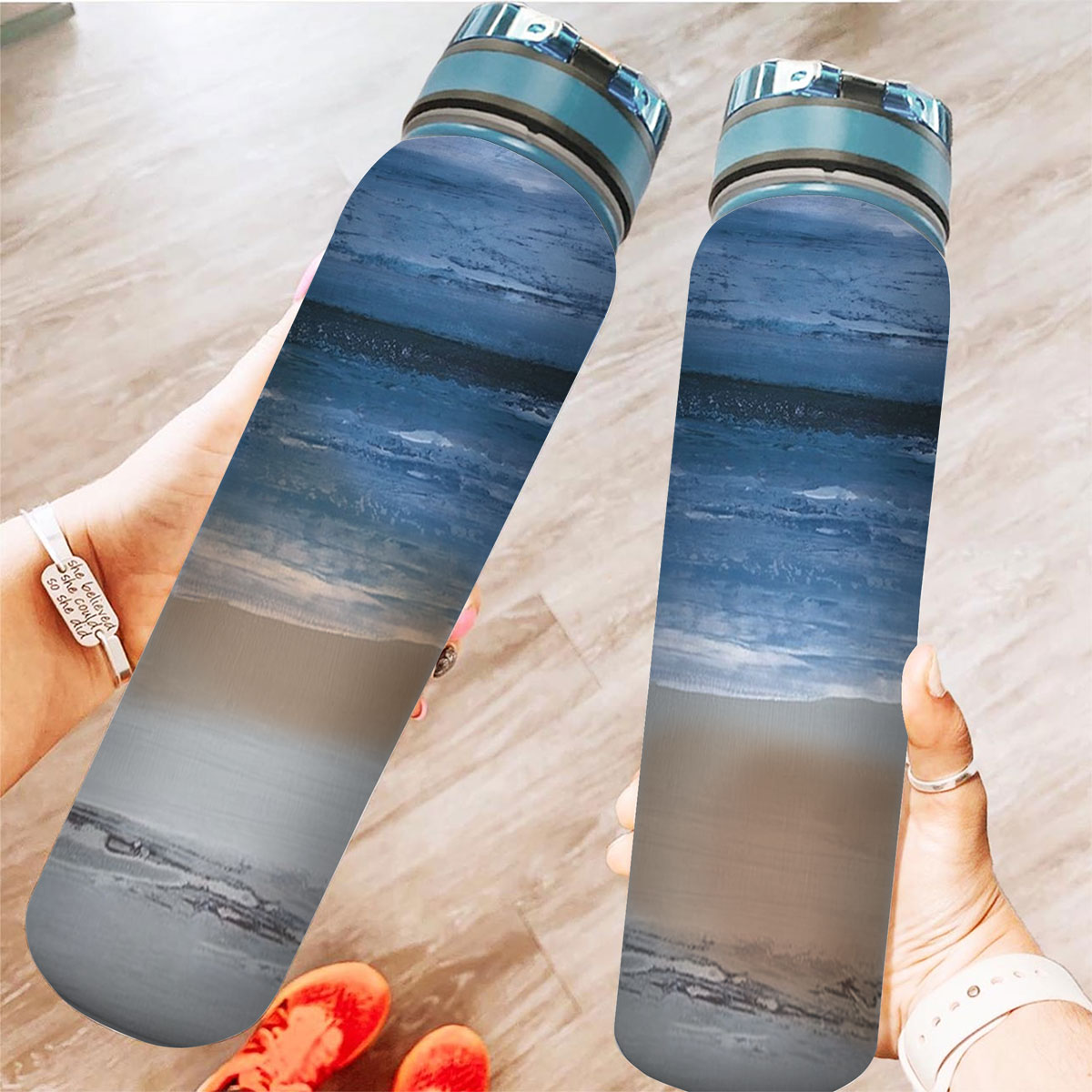 Blue Ocean Tracker Bottle