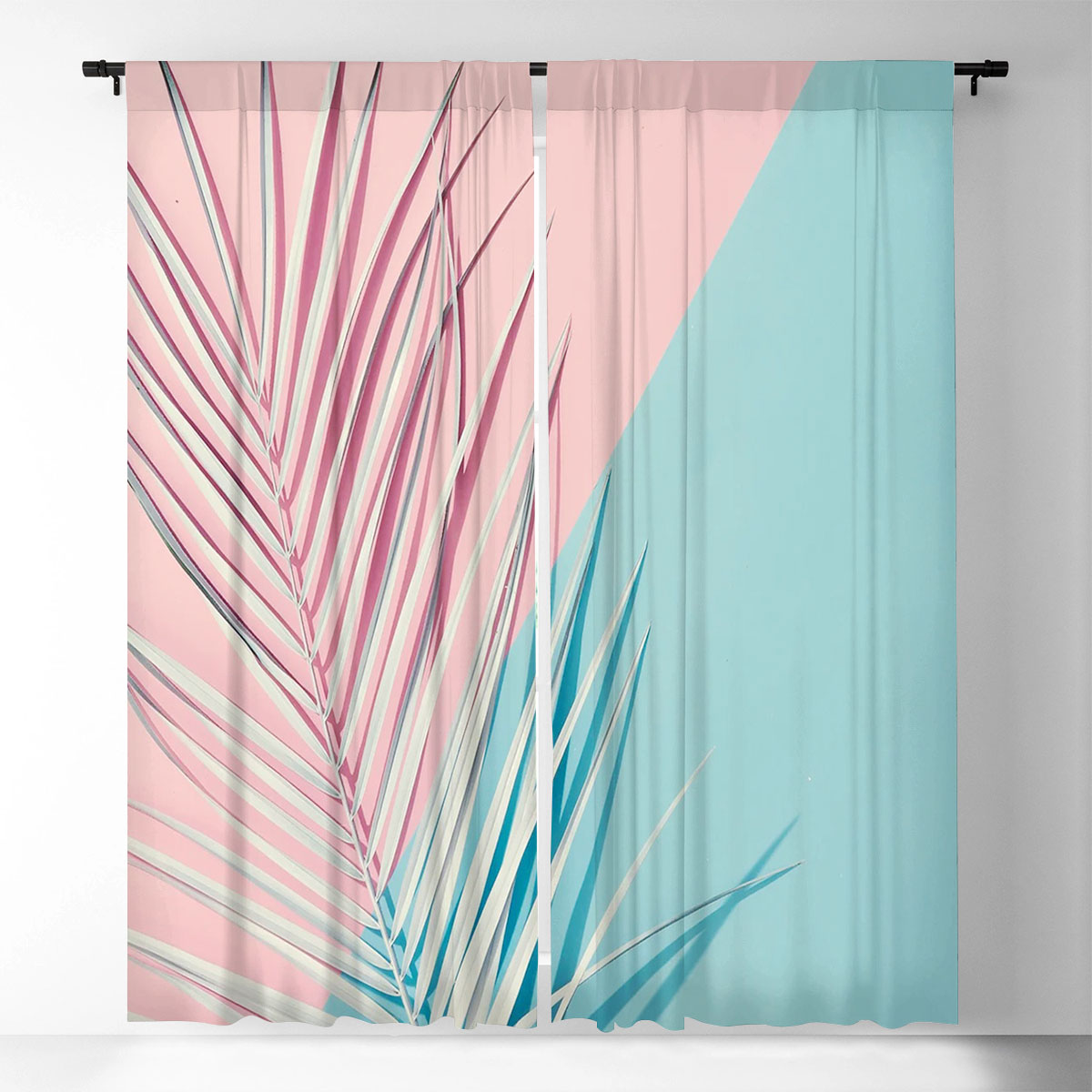 Abstract Flower Window Curtain