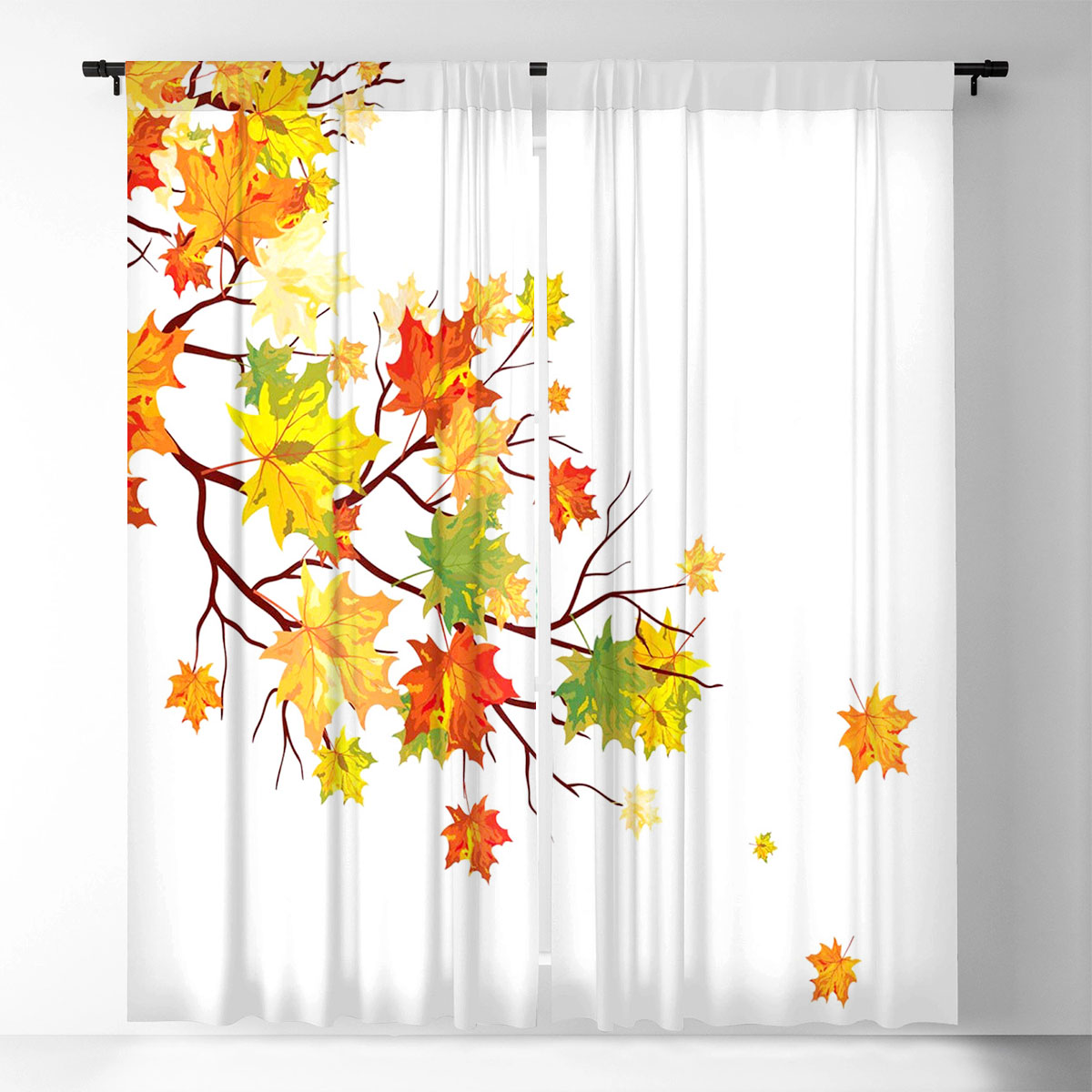 Autumn Window Curtain