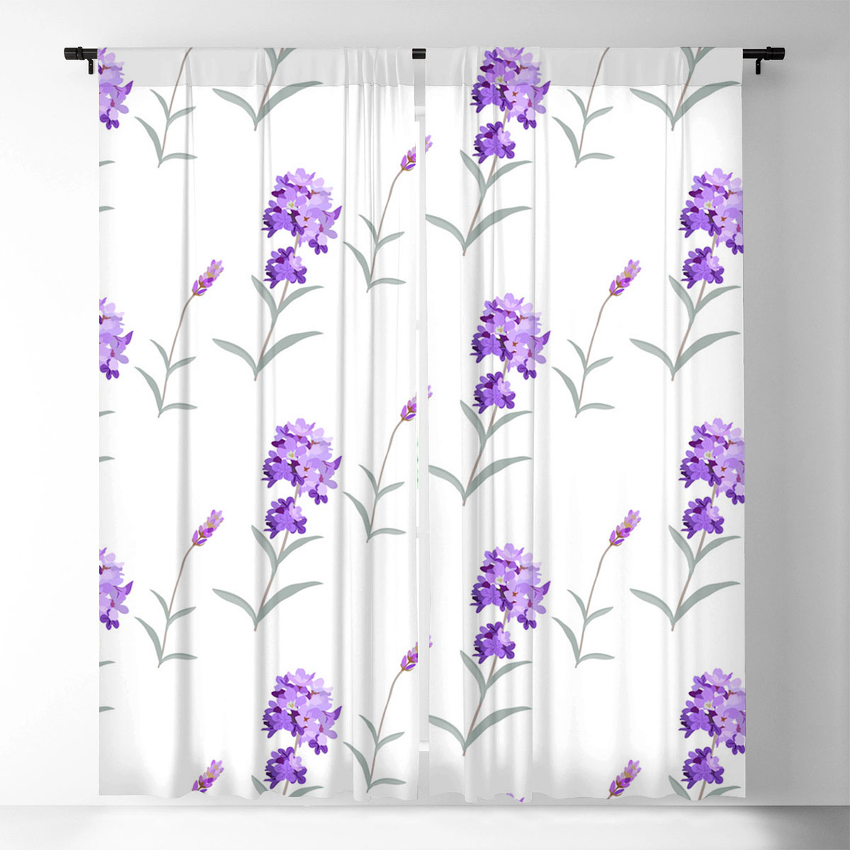 Beautiful Lavender Window Curtain