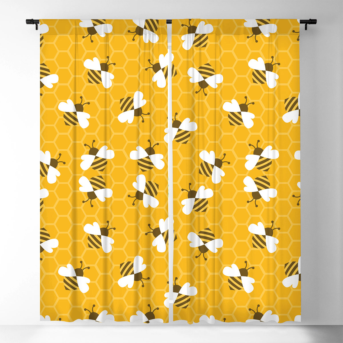 Bee Queen Window Curtain