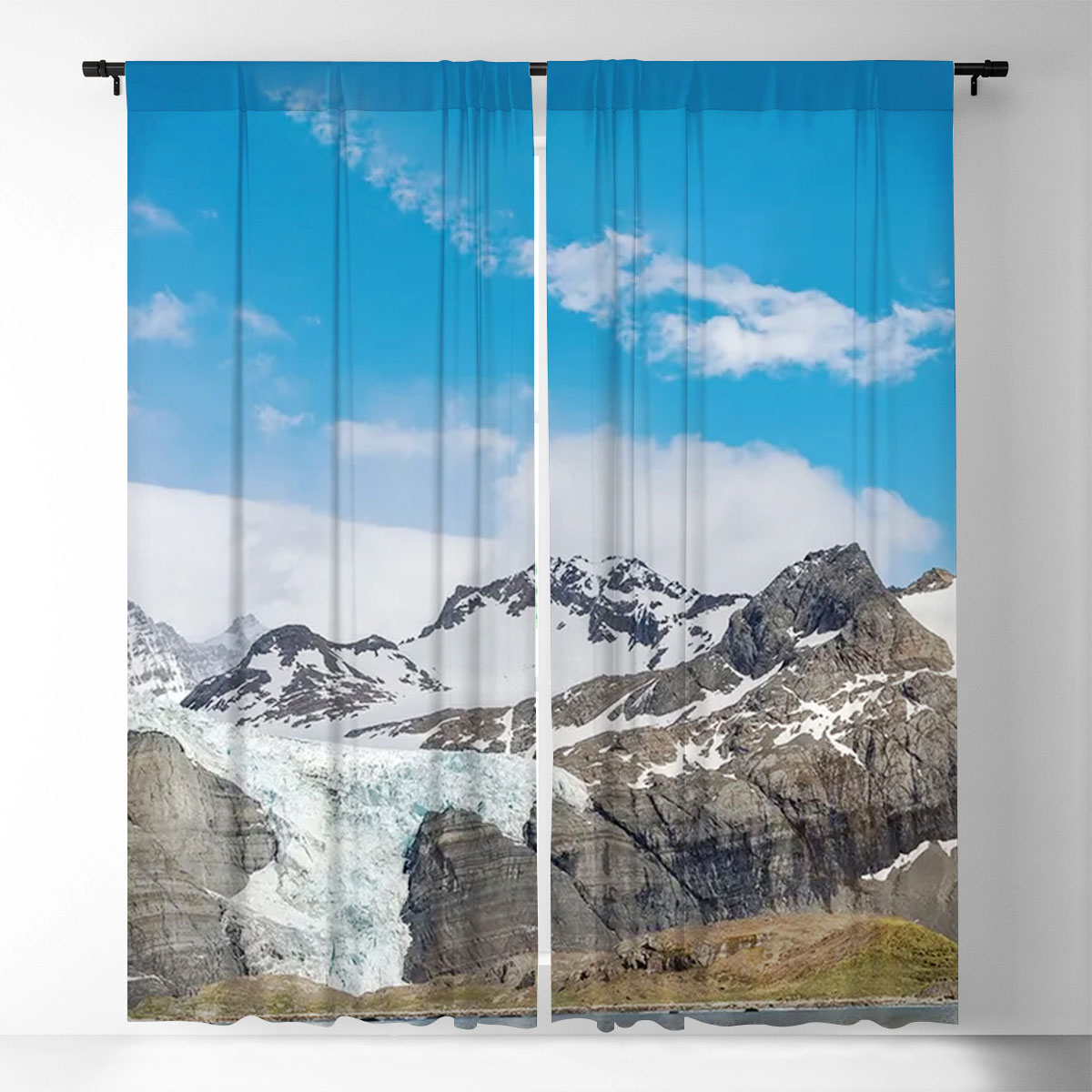 Bertrab Glacier Window Curtain